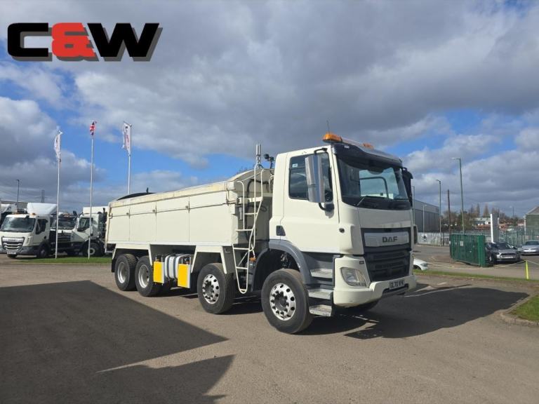 2021 (70) DAF FAD CF 450 8x4 Aluminium Insulated Tipper - 455000Kms