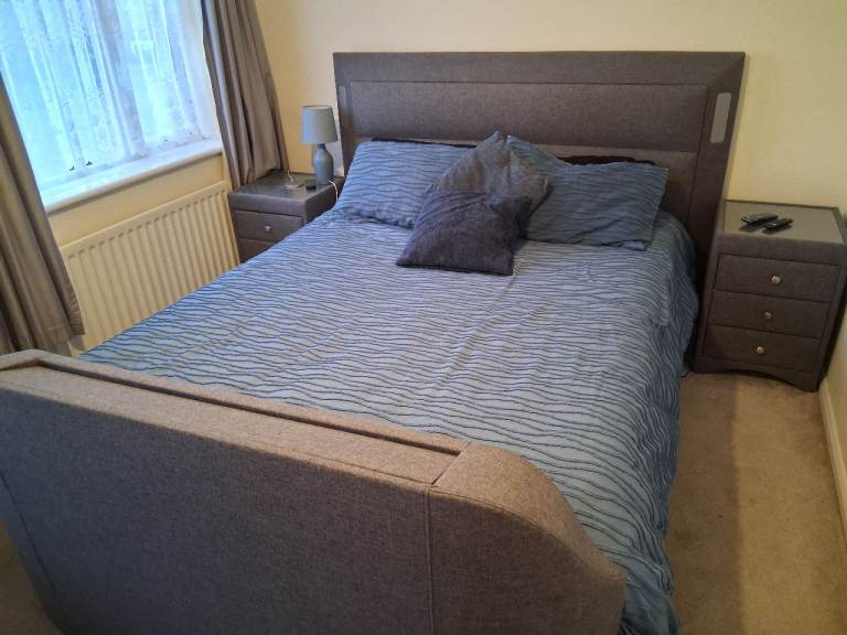 King-size tv bed