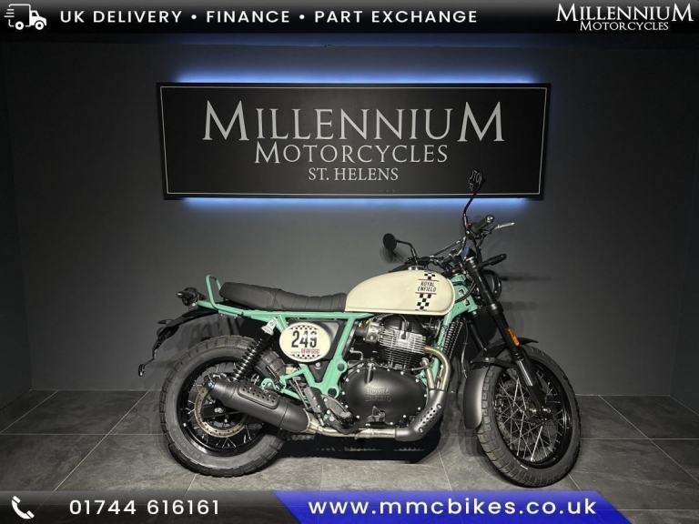 ROYAL ENFIELD INTERCEPTOR BEAR 650CC MODERN CLASSIC RETRO SCRAMBLER BIKE