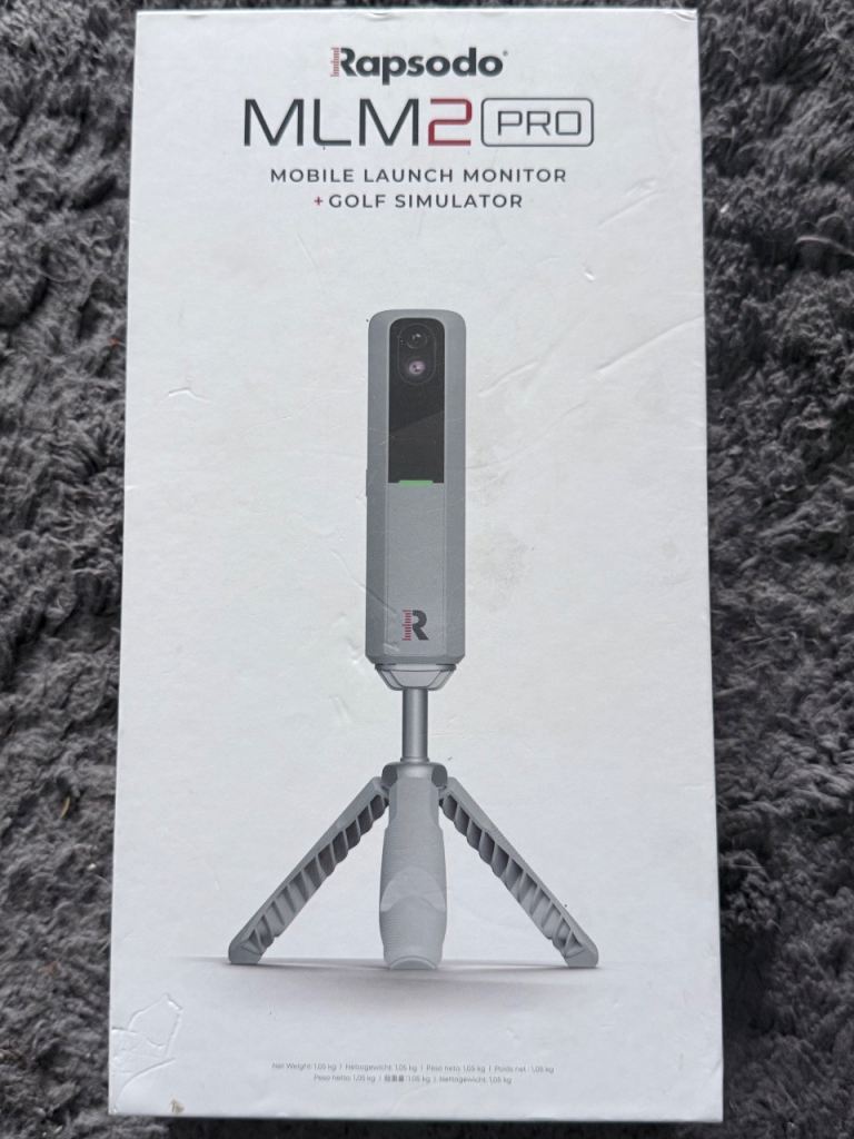 Rapsodo MLM2PRO Mobile Launch Monitor + Golf Simulator - NEW