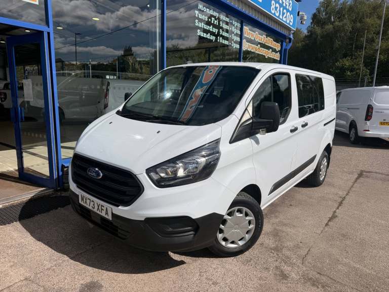 2023 Ford Transit Custom 2.0 280 EcoBlue Leader Crew Van Double Cab 5dr Diesel Manual L1 H1 Euro ...