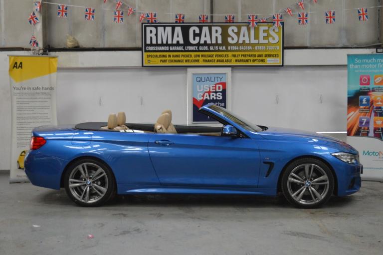 2014 BMW 4 Series 420d M Sport 2dr Auto CONVERTIBLE Diesel Automatic