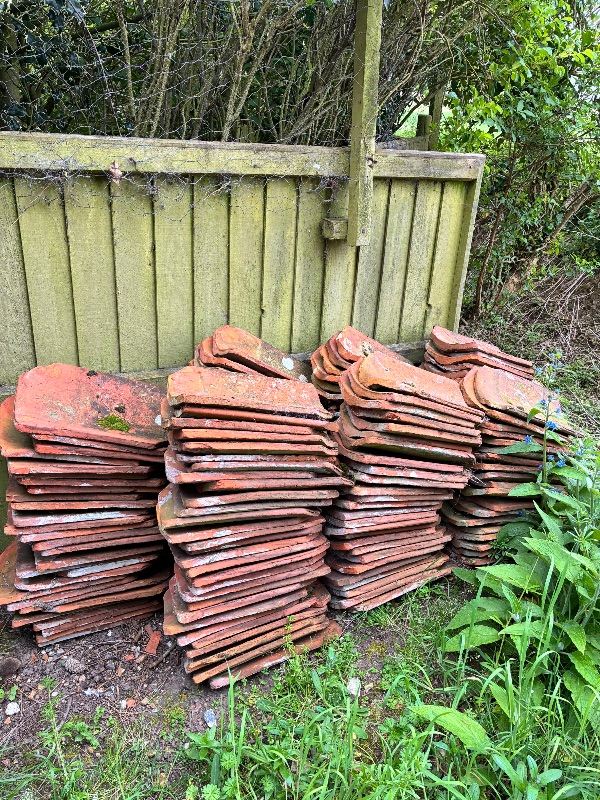 Reclaimed roof tiles 