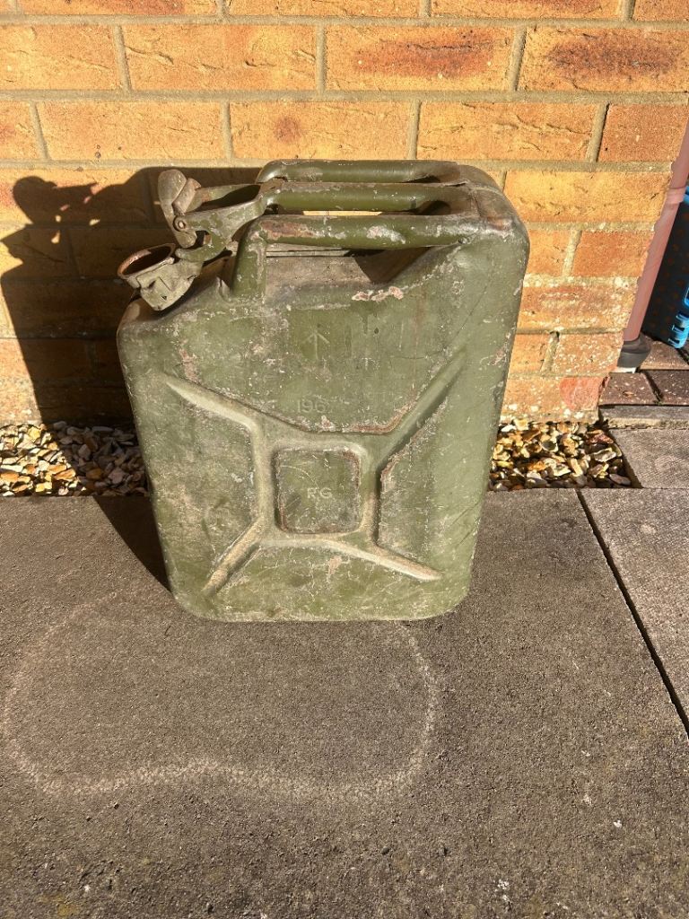 Jerry Can Ex Army Fuel Storage Container 