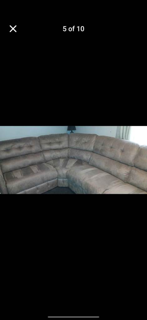 L shape Hollywood Corner LazyBoy ®️ GREY  