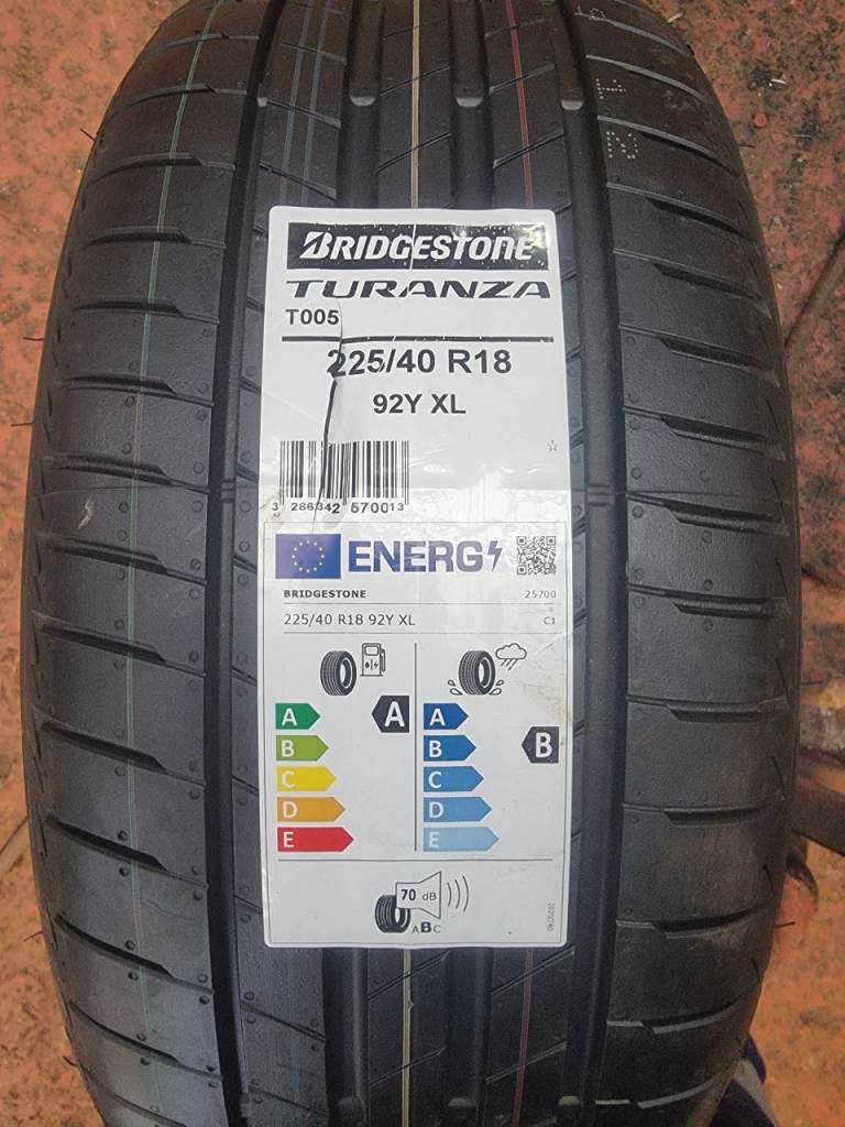 Brand New Bridgestone Turanza T005 225/40 R18 92Y XL "2025 tyre"