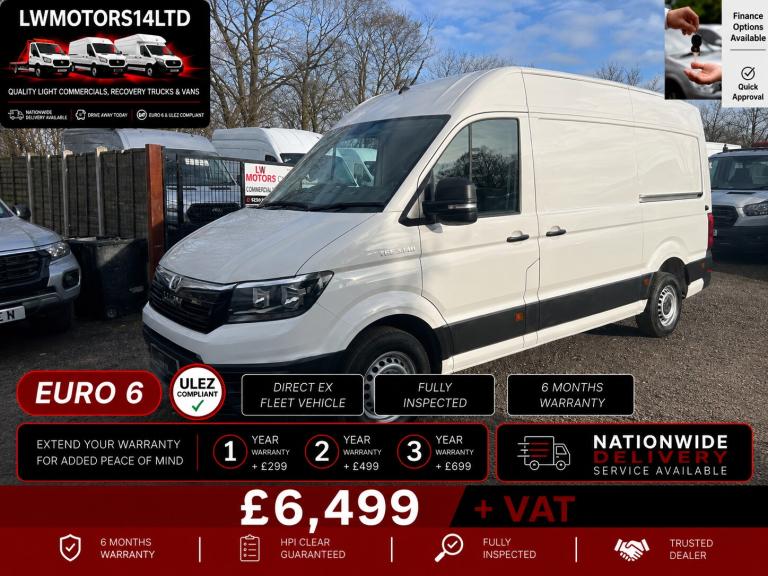 MAN TGE 3.140 L2H2 MWB HIGH ROOF PANEL VAN 2019 69 REG