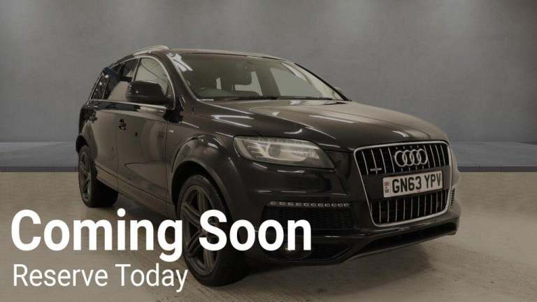 2013 Audi Q7 3.0 TDI 245 Quattro S Line Plus 5dr Tip Auto ESTATE DIESEL Automatic