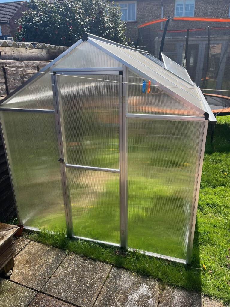 Outsunny 6 x 10ft Polycarbonate Greenhouse,