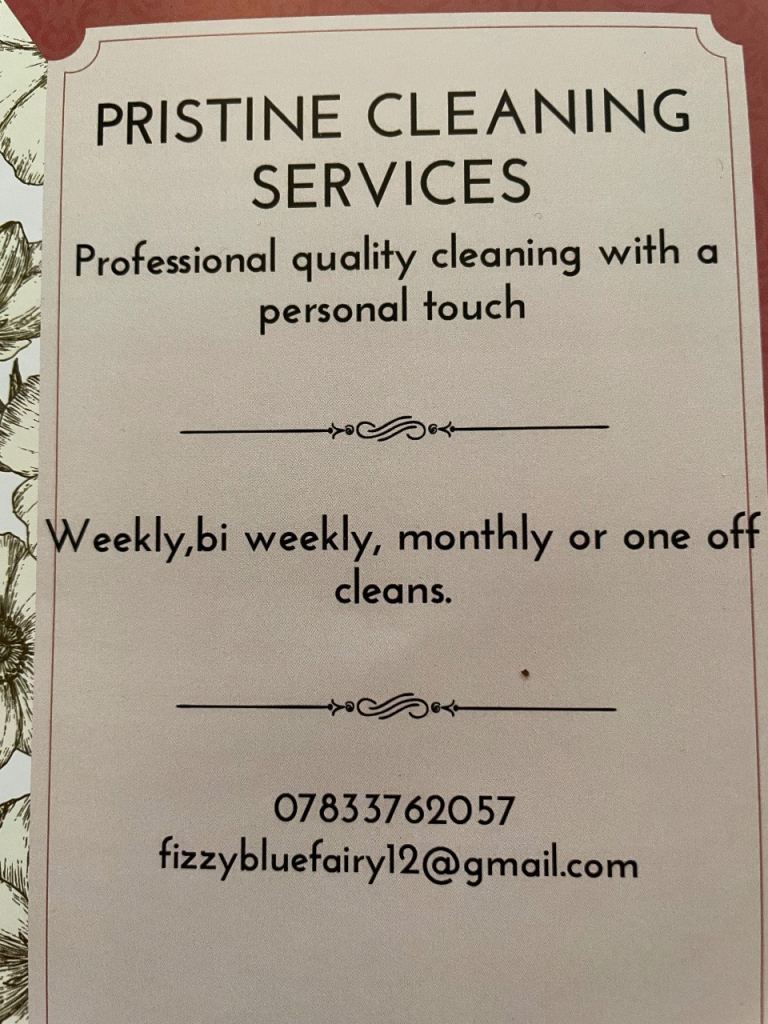 Professional cleaning 