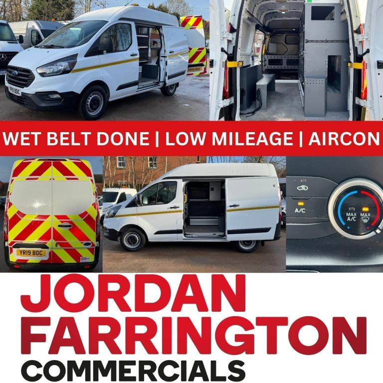 2019 FORD TRANSIT CUSTOM L1 H2 UTILITY SPEC FITTERS VAN SERVICE VAN WORKSHOP VAN