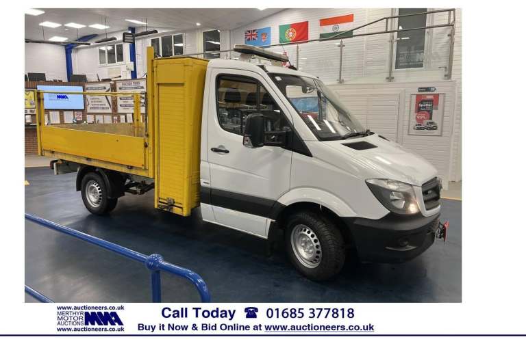 2018 Mercedes-Benz Sprinter 314 L2 2.2CDI 143PS MWB SINGLE CAB DROPSIDE (EURO 6). ---------------...