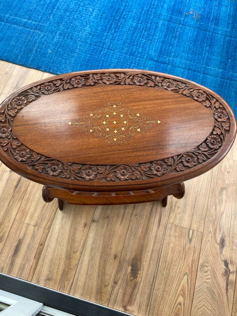 Chinese design side table magazine rack