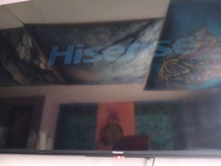 HISENSE 55" Smart 4K Ultra HD HDR LED TV  FOR REPAIR OR Spares 