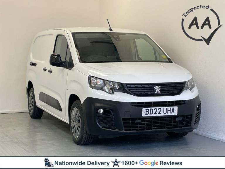 2022 Peugeot Partner Partner 1.5 BlueHDi 850 Professional Premium Long Crew Van LWB Euro 6 6dr PA...
