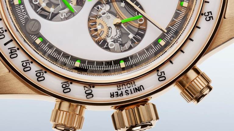 Adam Levine Daytona. *Unique in  UK* Automatic. Neon Green Luminous Dial & Bezel. New, Unworn