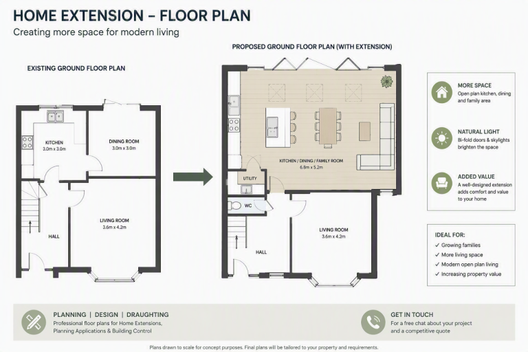 Architect Technician Planning And Building Control Plans