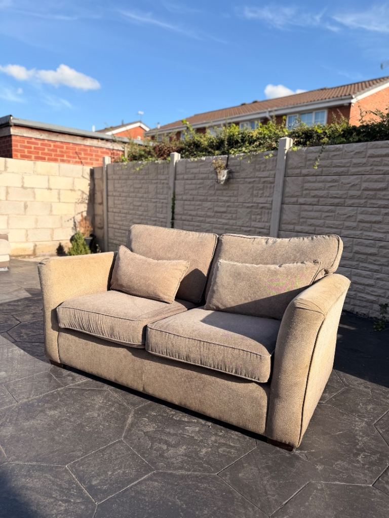 Sofa Bed – Beige, Good Condition