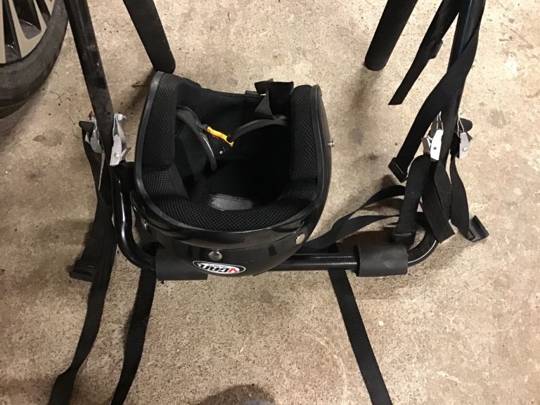 Quad  helmet and bike carrier