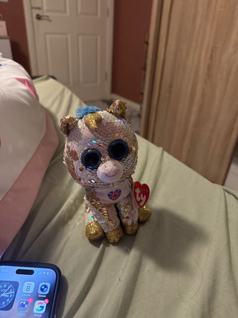 Unicorn teddy in very great condition only for £5 very cheap!😊