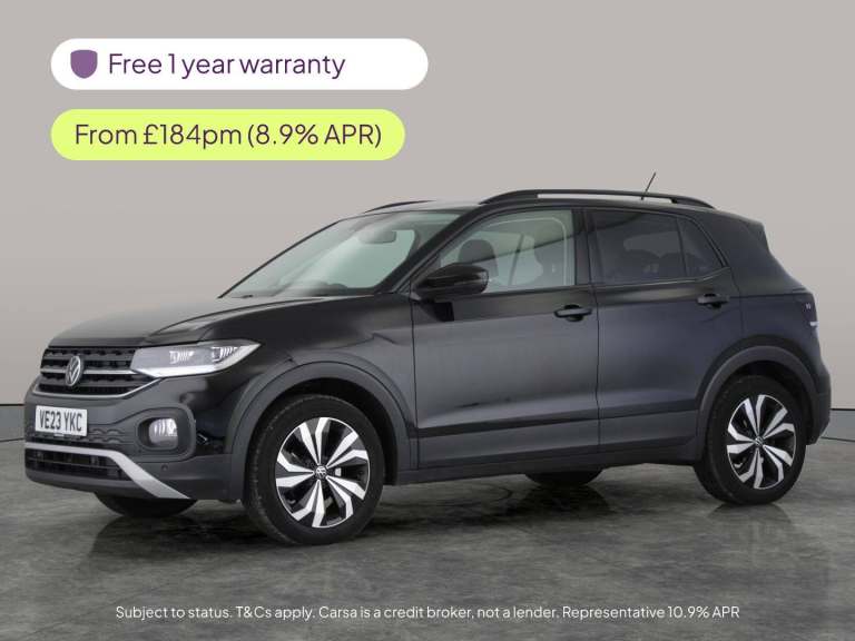 2023 Volkswagen T-Cross 1.0 TSI Black Edition SUV 5dr Petrol Manual Euro 6 (s/s) (110 ps) - PARK ...