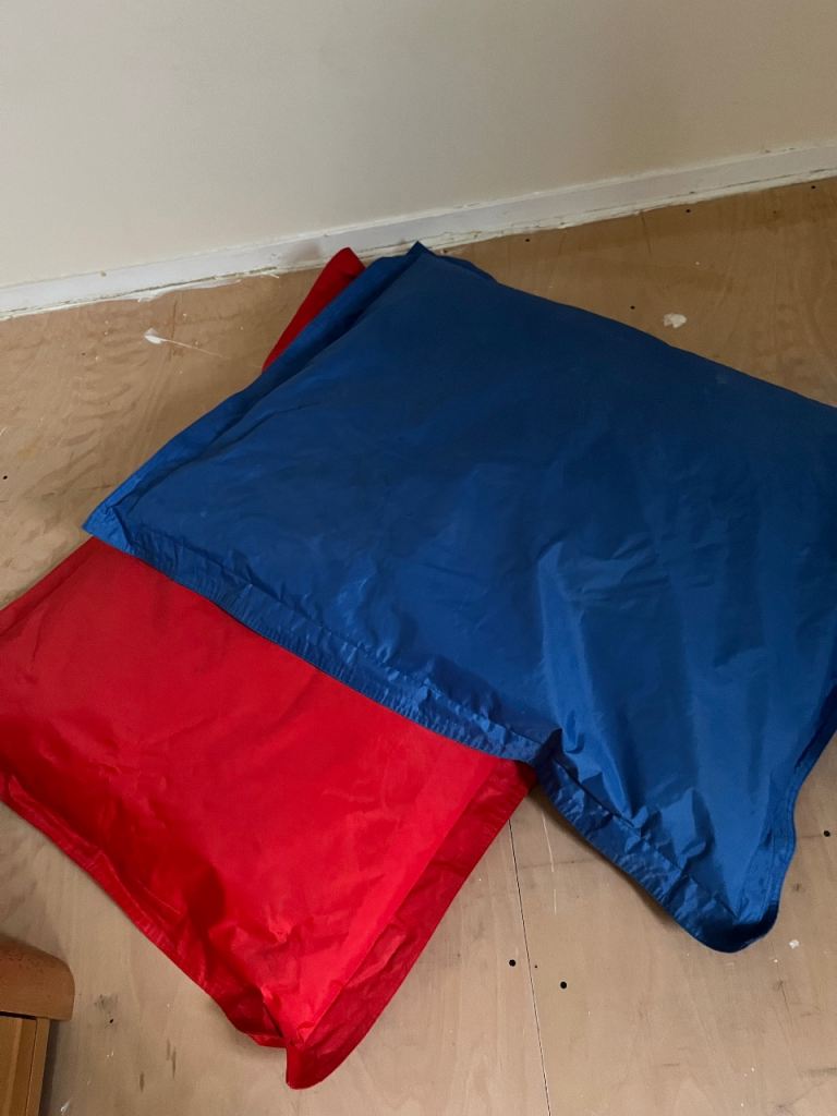 Two beanbag squares 
