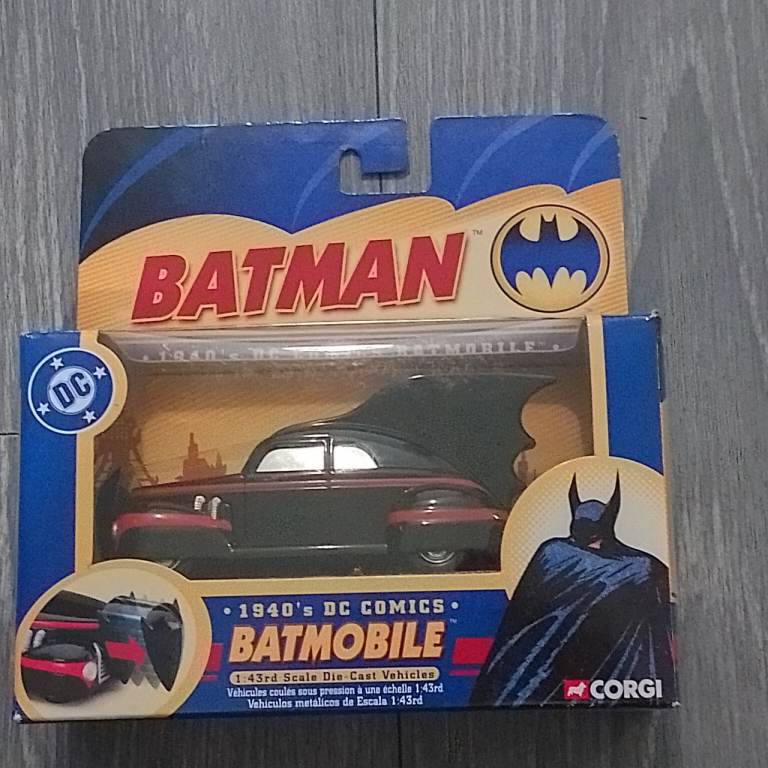 New Corgi 1940s DC Comics Batmobile Die-Cast Vehicle
