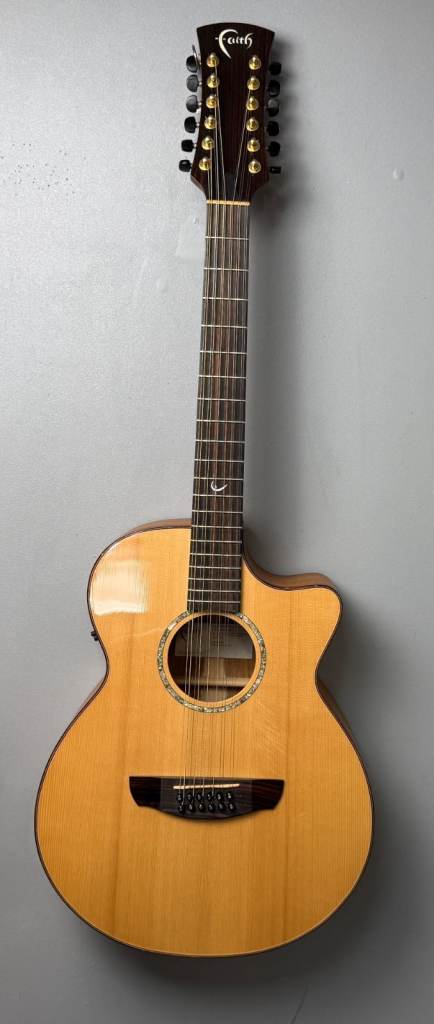 Faith Guitars Saturn 12 String Electro Acoustic Guitar Naked Series - USED