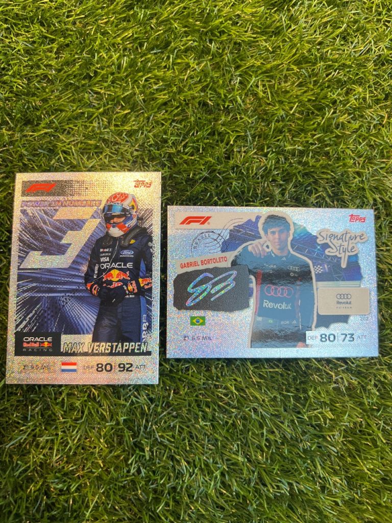 Topps F1 Max Verstappen & Daniel Ricciardo Cards - As Good As New