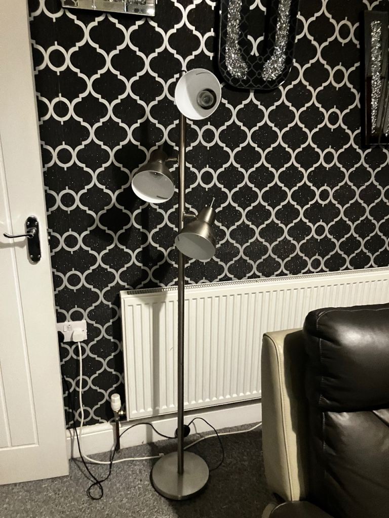 Lamp tall one like new can deliver for a small charge 
