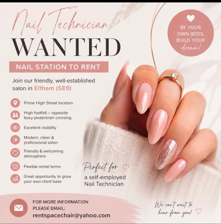 Nail Station to rent