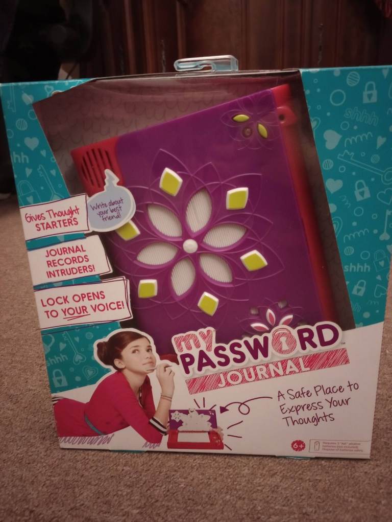 Mattel My Password Journal/ Diary Voice Activated with UV Light in excellent like new condition