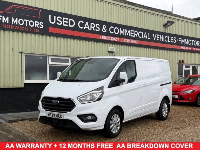 2022 Ford Transit Custom 2.0 300 EcoBlue Limited Panel Van 5dr Diesel Manual L1 H1 Euro 6 (s/s) (...