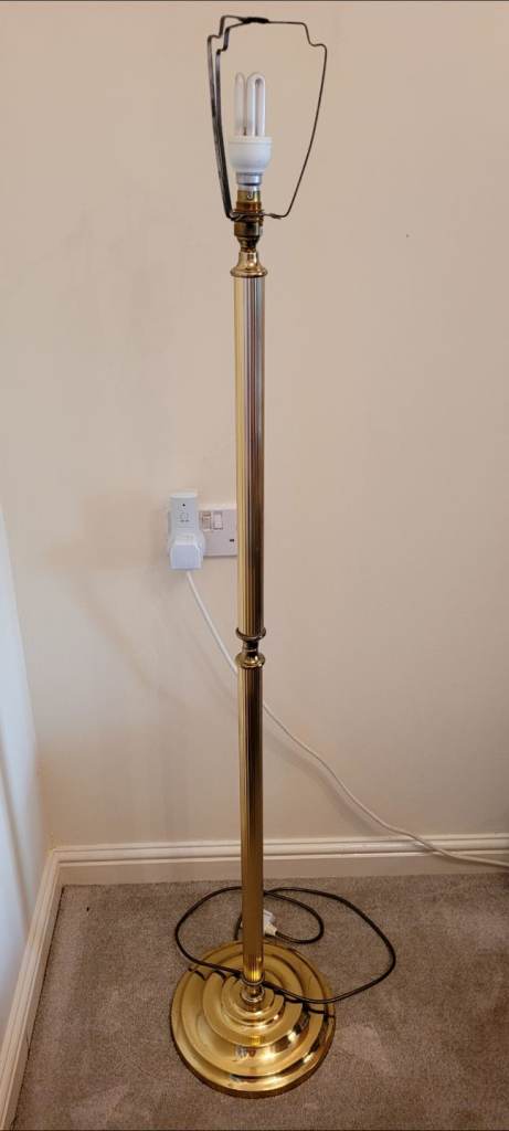 image for Brass standard lamp