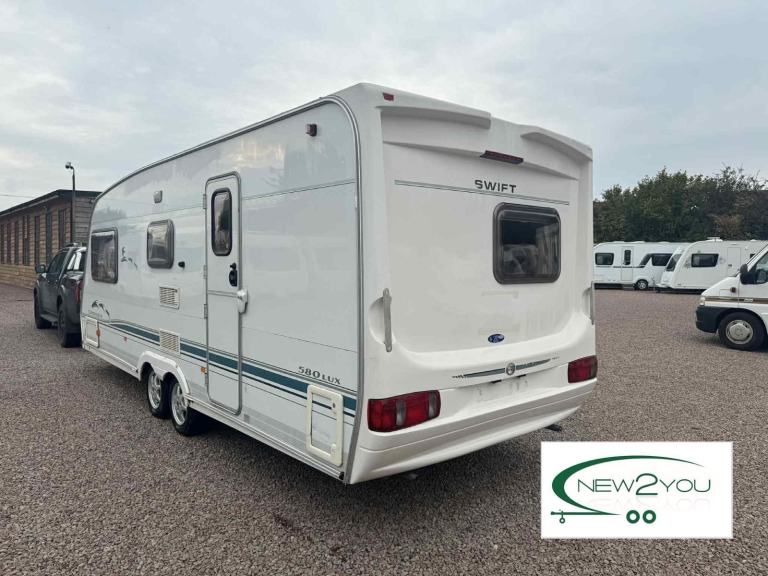 2003 Swift Conqueror 580 LUX 4 Berth Caravan - STOCK NO E204