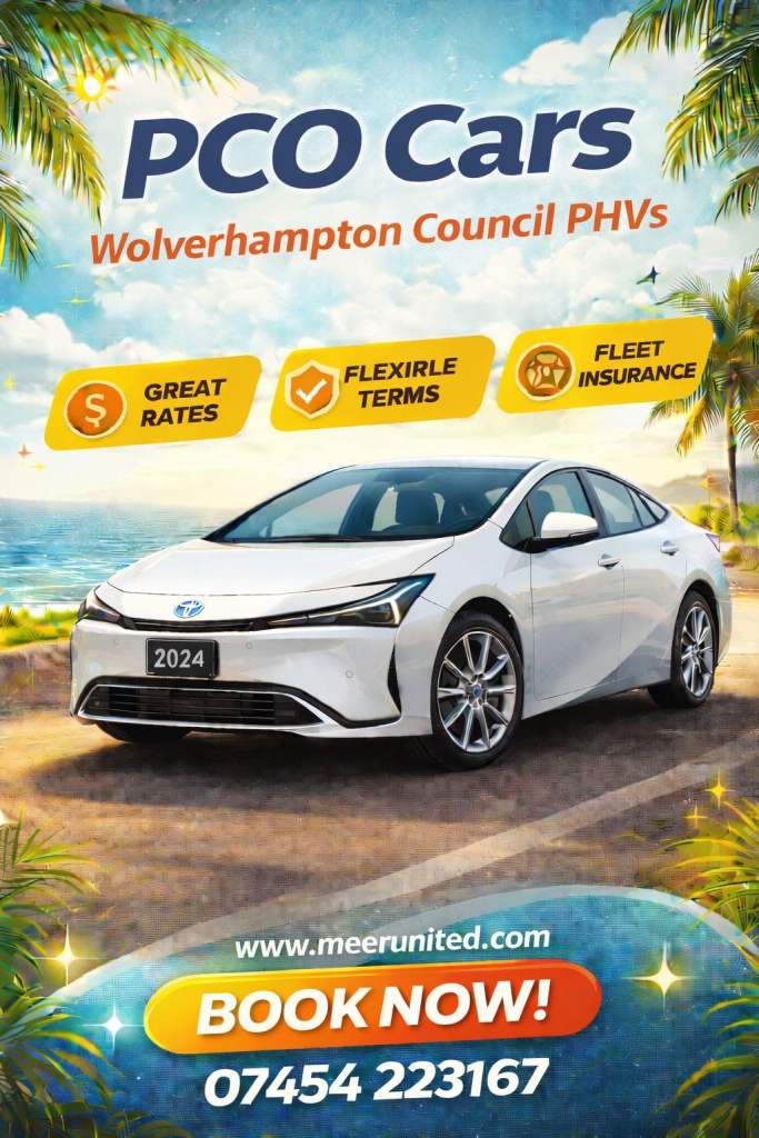 WOLVERHAMPTON PLATED CARS AVAILABLE FOR RENT IN MANCHESTER, LONDON, TOYOTA PRIUS,KIA