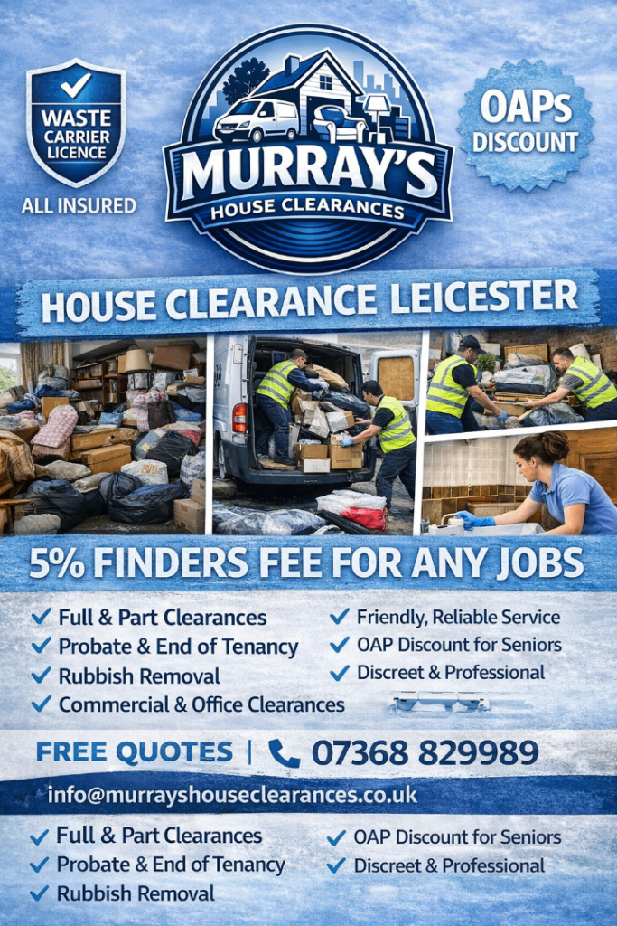 Bereavement & Probate House Clearance – Leicester