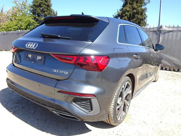 2024 73 REG AUDI A3 S LINE 30 TFSI AUTO DAMAGED REPAIRABLE SALVAGE