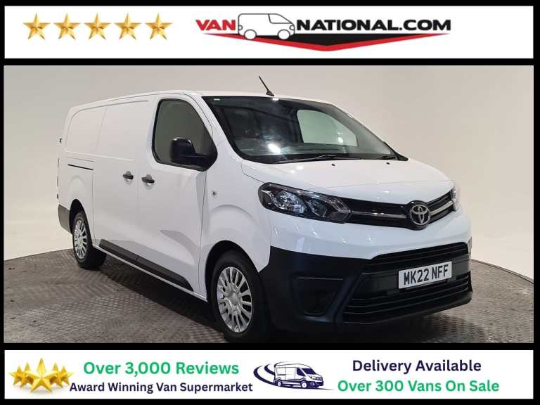 2022 Toyota ProAce 2.0 ICON LONG PANEL VAN 140 BHP L2 H1 LWB Panel Van Diesel Manual
