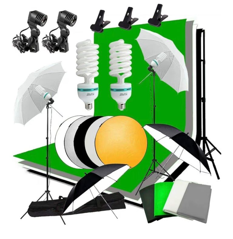 Abeststudio Photo Studio Lighting and Backdrop 22 Piece Set 