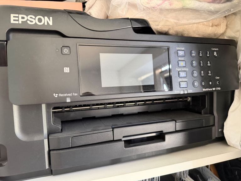 FREE | Epson WorkForce WF-7710 Printer | Patchy printing