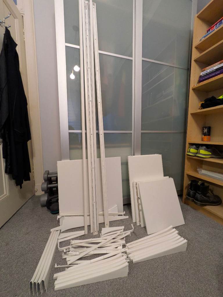 Job Lot IKEA Algot Shelving System - Bundle of Shelves, Brackets, and Baton - Collection Only