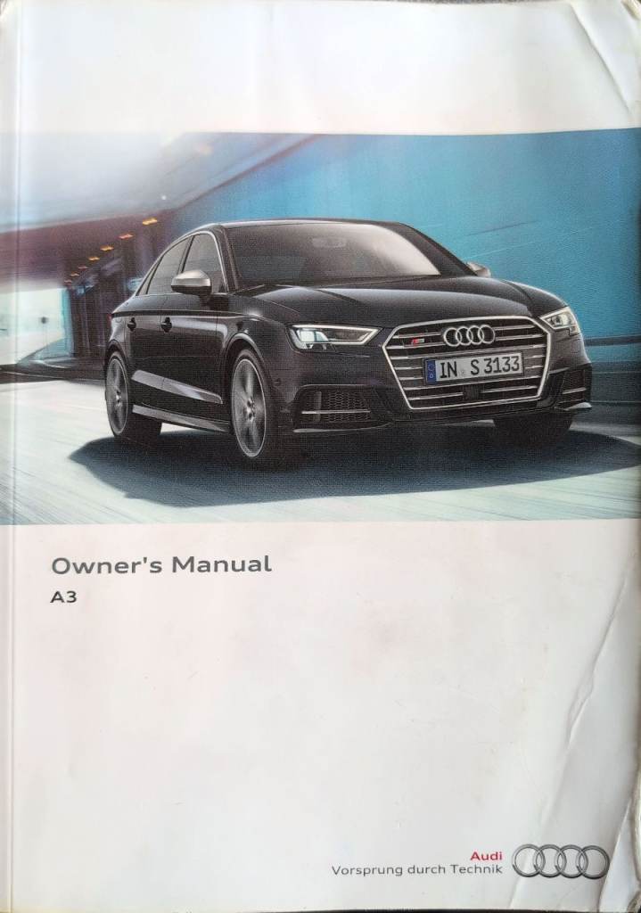 Audi A3 November 2016 Owners Manual and Onboard Manual
