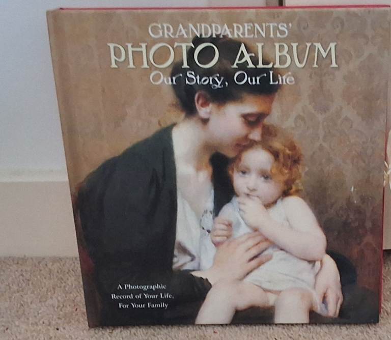 Photo album for grandparents, family