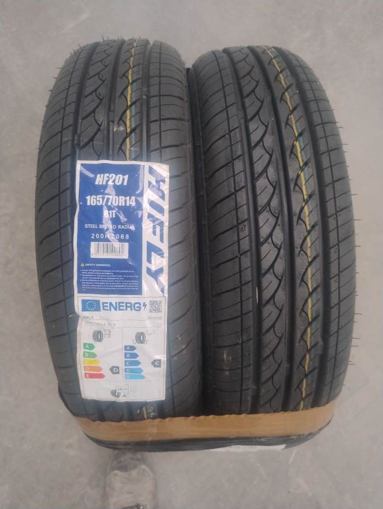 165/70/ 14 tyres pair