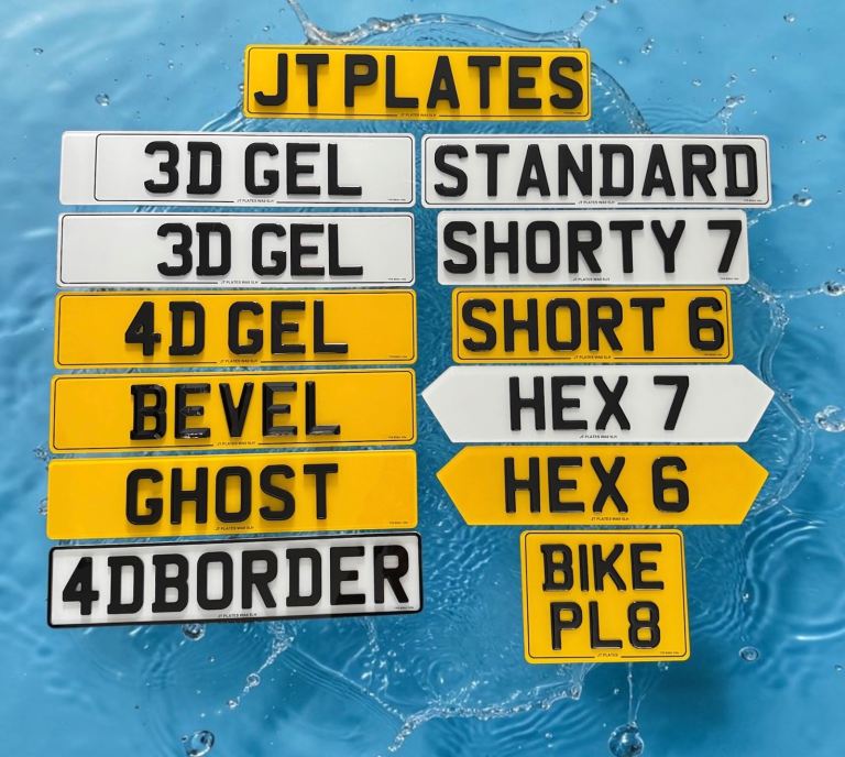 3D/4D Number Plates