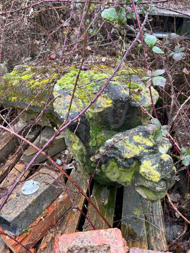Huge original stone gargoyles / grotesques