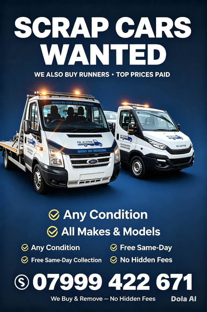 WANTED SCRAP CARS TOP PRICES