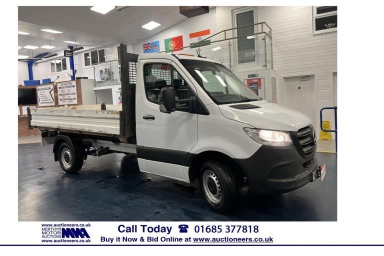 2019 Mercedes-Benz Sprinter 314 2.2CDI 143PS RWD L2 MWB 3 SEAT SINGLE CAB TIPPER (EURO 6) -------...