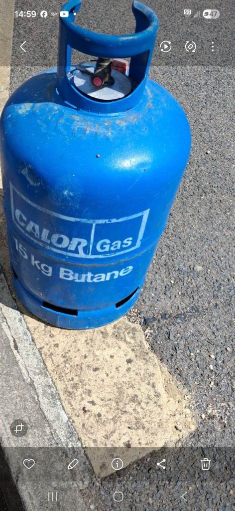 Calor Gas 15kg Butane Bottle - Used